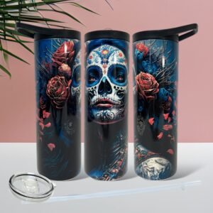 La Catrina Day Of The Dead Tumbler - II