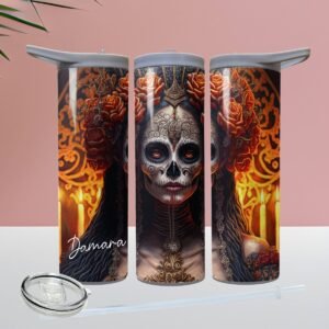 La Catrina Day Of The Dead Tumbler - III