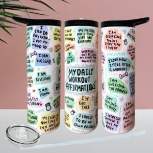 My Daily Workout Affirmations Tumbler