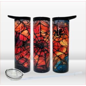 Black Spider Personalized Tumbler/Water Bottle